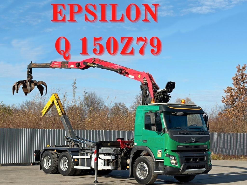 Volvo FMX 460 * Abrollkipper + EPSILON 150Z79 * 6x4 - 후크 리프트 트럭 : 사진 1 Volvo FMX 460 * Abrollkipper + EPSILON 150Z79 * 6x4 - 후크 리프트 트럭 : 사진 1