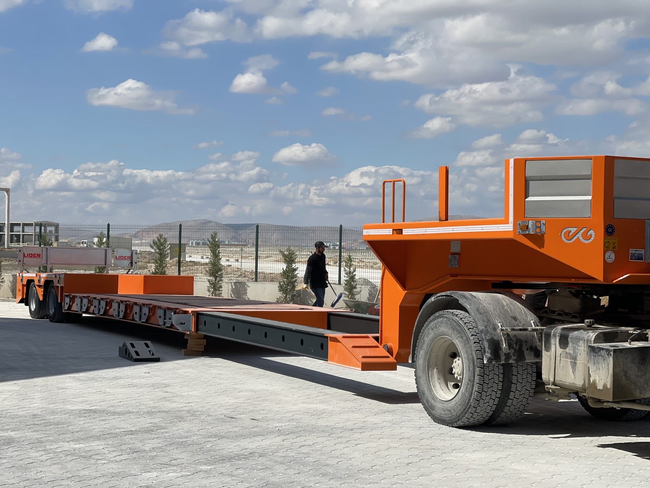 LIDER 2025 MODEL NEW LOWBOY TRAILER FROM MANUFACTURER - 저하대 세미 트레일러 : 사진 3 LIDER 2025 MODEL NEW LOWBOY TRAILER FROM MANUFACTURER - 저하대 세미 트레일러 : 사진 3