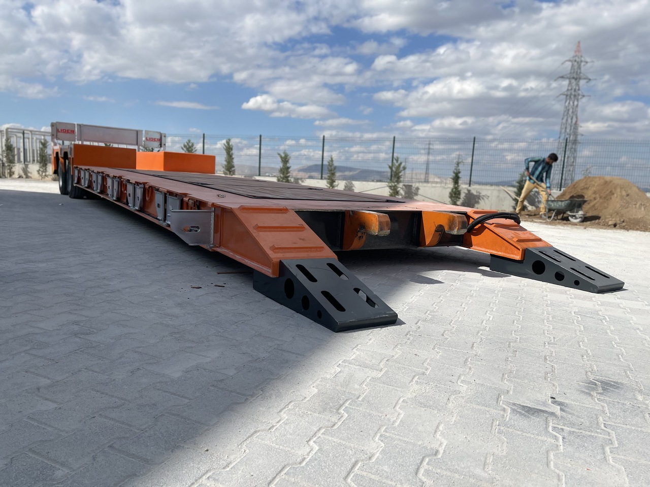 LIDER 2025 MODEL NEW LOWBOY TRAILER FROM MANUFACTURER - 저하대 세미 트레일러 : 사진 5 LIDER 2025 MODEL NEW LOWBOY TRAILER FROM MANUFACTURER - 저하대 세미 트레일러 : 사진 5