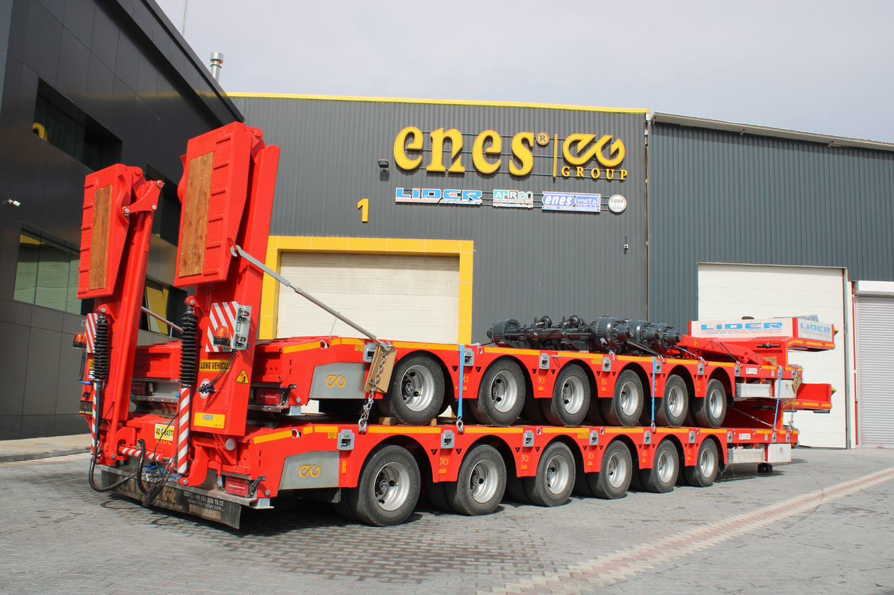 LIDER 2025 model 150 Tons capacity Lowbed semi trailer - 저하대 세미 트레일러 : 사진 3 LIDER 2025 model 150 Tons capacity Lowbed semi trailer - 저하대 세미 트레일러 : 사진 3