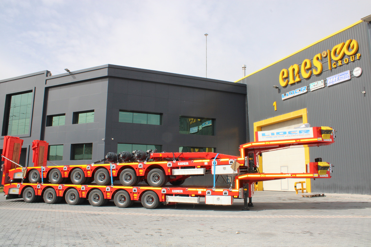 LIDER 2025 model 150 Tons capacity Lowbed semi trailer - 저하대 세미 트레일러 : 사진 4 LIDER 2025 model 150 Tons capacity Lowbed semi trailer - 저하대 세미 트레일러 : 사진 4