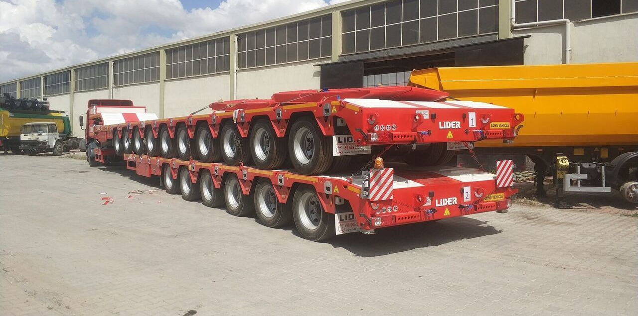 LIDER 2025 model 150 Tons capacity Lowbed semi trailer - 저하대 세미 트레일러 : 사진 5 LIDER 2025 model 150 Tons capacity Lowbed semi trailer - 저하대 세미 트레일러 : 사진 5