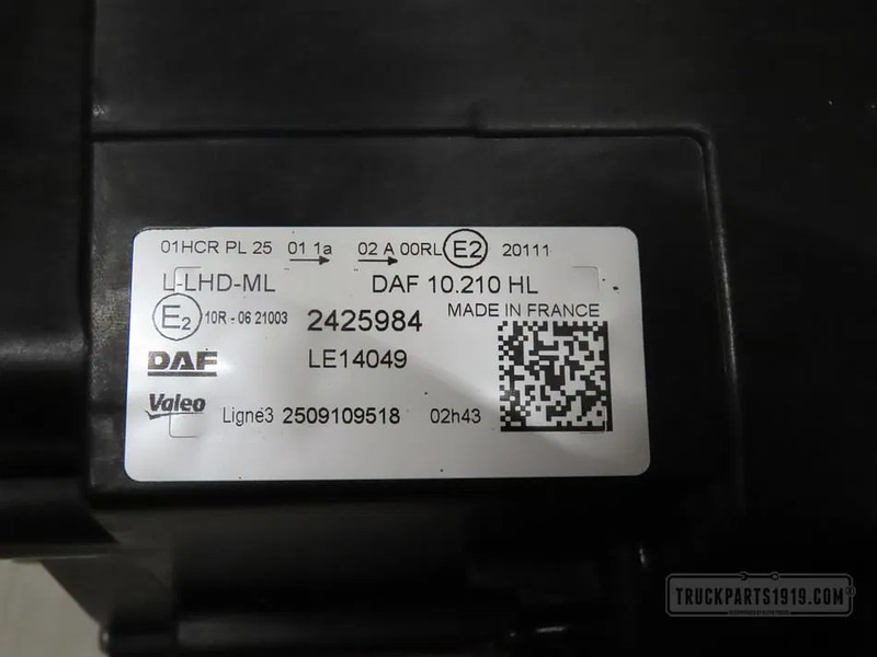 DAF 2188984 Koplamp Links NGD New - 전조등 트럭 용 : 사진 3 DAF 2188984 Koplamp Links NGD New - 전조등 트럭 용 : 사진 3