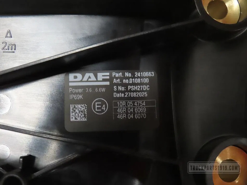 DAF 2410663 Hoekzichtcamera - ECU 트럭 용 : 사진 2 DAF 2410663 Hoekzichtcamera - ECU 트럭 용 : 사진 2