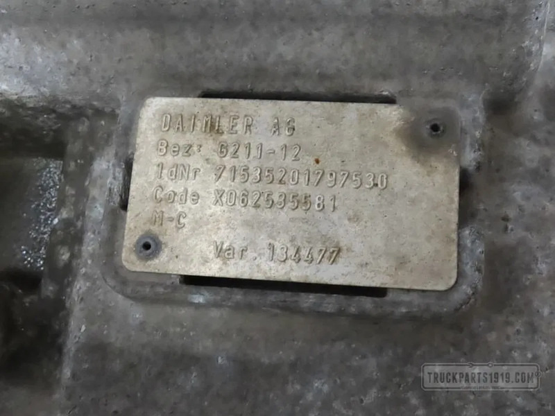 Mercedes-Benz 0012603600 Versnellingsbak G211-12 MB MP4 - 기어박스 트럭 용 : 사진 3 Mercedes-Benz 0012603600 Versnellingsbak G211-12 MB MP4 - 기어박스 트럭 용 : 사진 3