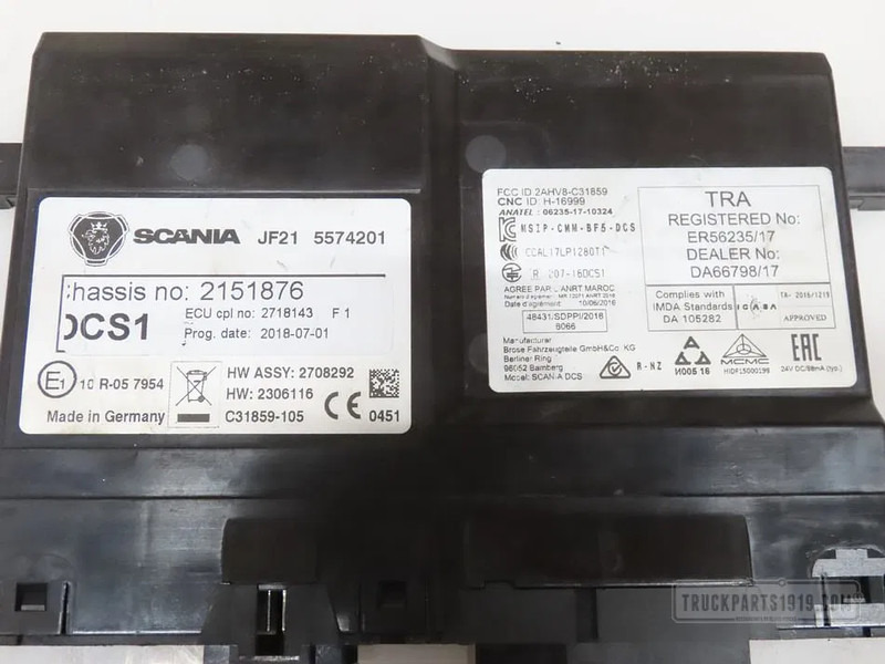 Scania 2718143 DCS1 regeleenheid Scania - ECU 트럭 용 : 사진 2 Scania 2718143 DCS1 regeleenheid Scania - ECU 트럭 용 : 사진 2