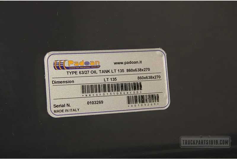 ZF NSOF0135086RC00 Hydr. tank achter cab 135 Ltr - 유압 트럭 용 : 사진 4 ZF NSOF0135086RC00 Hydr. tank achter cab 135 Ltr - 유압 트럭 용 : 사진 4