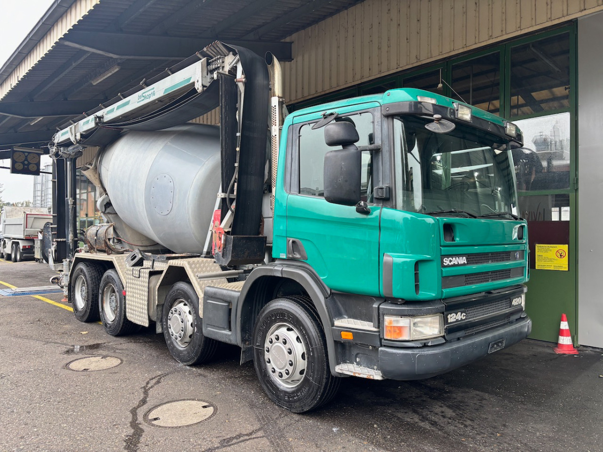 SCANIA P124CB8x4 - 콘크리트 믹서 트럭 : 사진 1 SCANIA P124CB8x4 - 콘크리트 믹서 트럭 : 사진 1