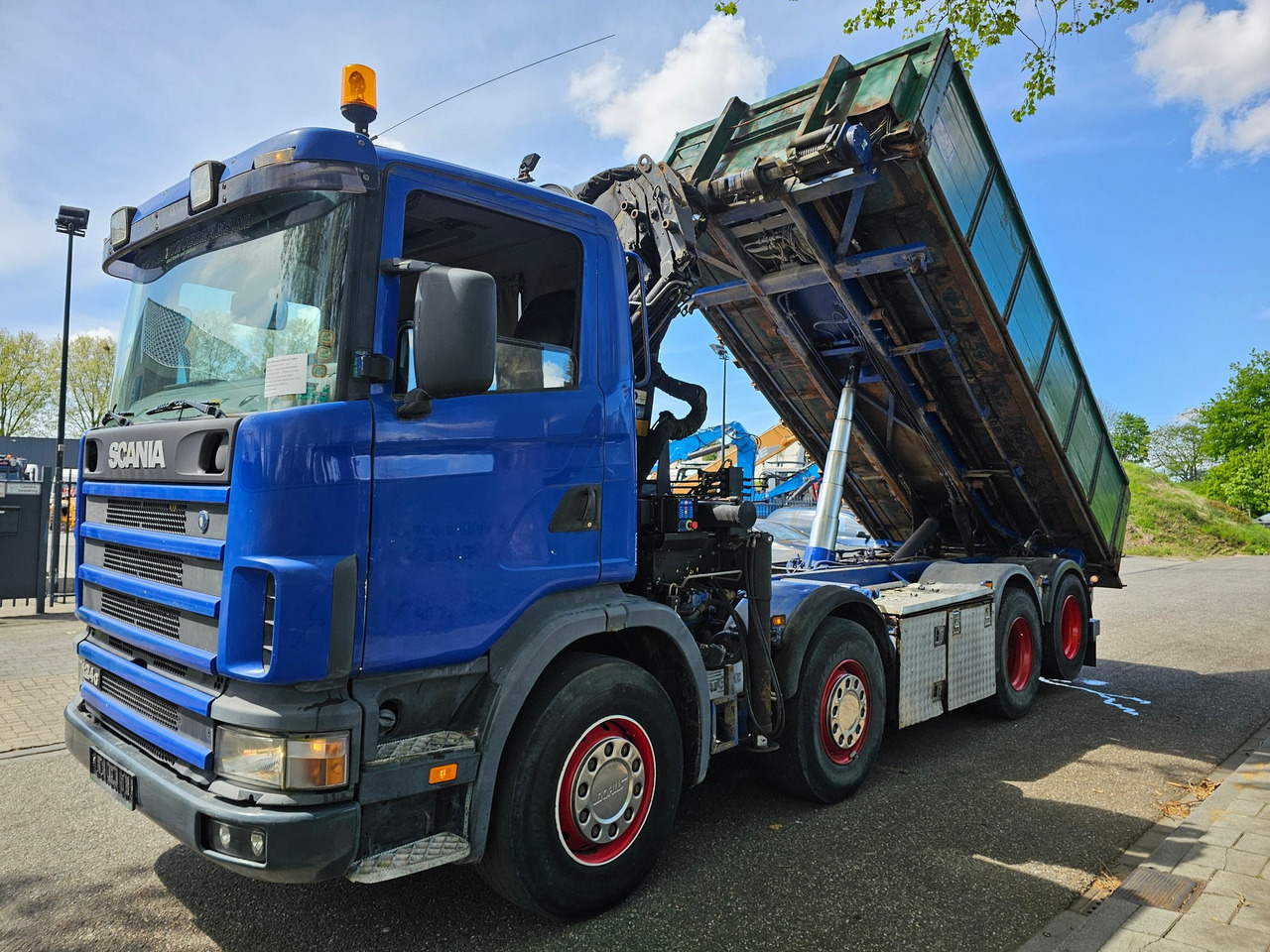Scania R 124G 420 8x2 - 크레인 트럭 : 사진 5 Scania R 124G 420 8x2 - 크레인 트럭 : 사진 5
