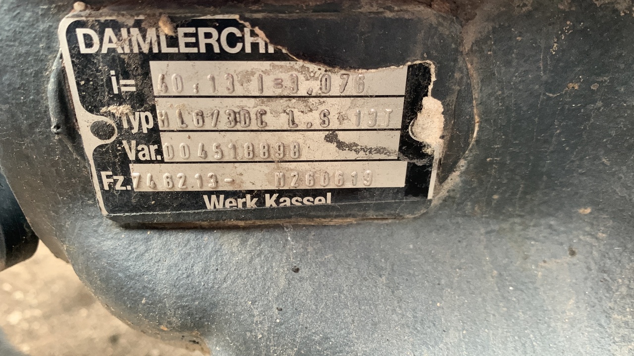 REAR AXLE HL6-FINAL DRIVE 13:40 ACTROS MP2 - 차축 및 부품 트럭 용 : 사진 2 REAR AXLE HL6-FINAL DRIVE 13:40 ACTROS MP2 - 차축 및 부품 트럭 용 : 사진 2