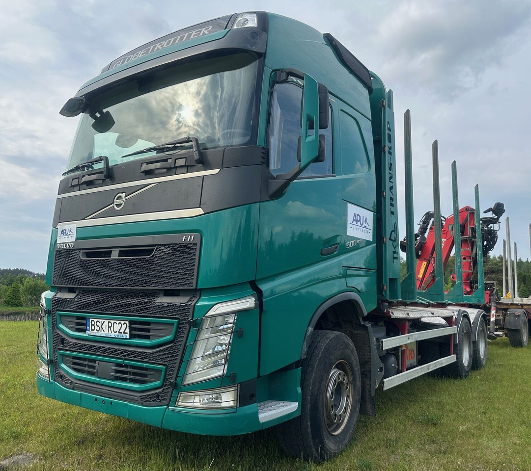 VOLVO FH500 do przewozu drewna - 목재 트럭, 크레인 트럭 : 사진 1 VOLVO FH500 do przewozu drewna - 목재 트럭, 크레인 트럭 : 사진 1