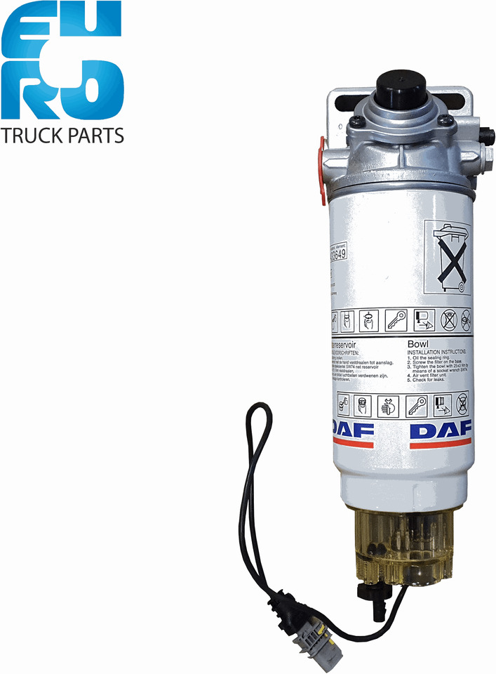 DAF BRANDSTOFVOORFILTER/WATERAFSCHEIDER 2162553 - 연료 필터 트럭 용 : 사진 1 DAF BRANDSTOFVOORFILTER/WATERAFSCHEIDER 2162553 - 연료 필터 트럭 용 : 사진 1