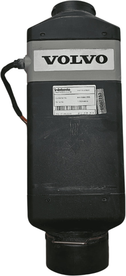 VOLVO WEBASTO LUCHTVERWARMER AIR TOP EVO 2000 24V/2kW | 84178403 - 난방/ 환기 트럭 용 : 사진 2 VOLVO WEBASTO LUCHTVERWARMER AIR TOP EVO 2000 24V/2kW | 84178403 - 난방/ 환기 트럭 용 : 사진 2