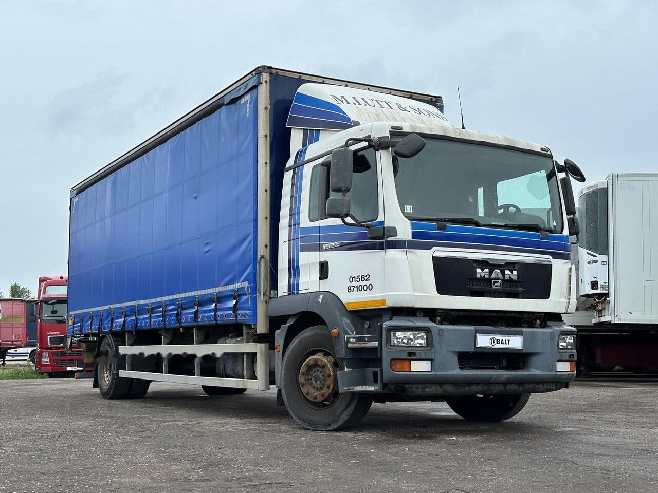 MAN TGM 18.250 - 커튼사이더 트럭 : 사진 3 MAN TGM 18.250 - 커튼사이더 트럭 : 사진 3