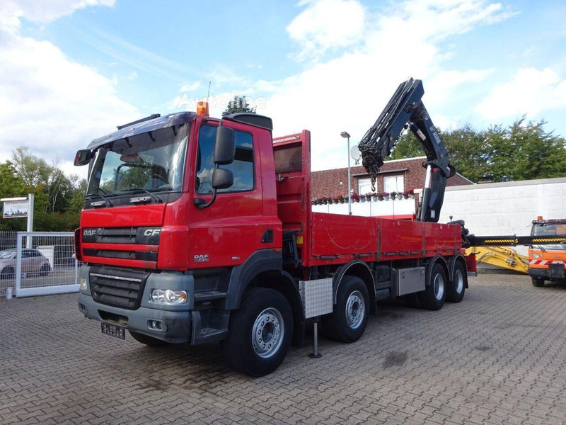 DAF CF 85.410 - Flatbed + crane - 드롭사이드/ 플랫베드 트럭, 크레인 트럭 : 사진 3 DAF CF 85.410 - Flatbed + crane - 드롭사이드/ 플랫베드 트럭, 크레인 트럭 : 사진 3