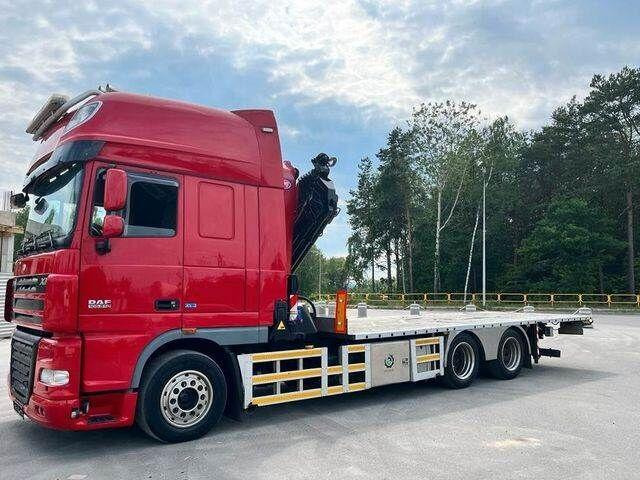 DAF XF 105 6x2 HMF 4020 EURO 5 KRAN CRANE - 드롭사이드/ 플랫베드 트럭, 크레인 트럭 : 사진 3 DAF XF 105 6x2 HMF 4020 EURO 5 KRAN CRANE - 드롭사이드/ 플랫베드 트럭, 크레인 트럭 : 사진 3