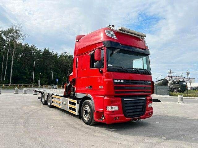 DAF XF 105 6x2 HMF 4020 EURO 5 KRAN CRANE - 드롭사이드/ 플랫베드 트럭, 크레인 트럭 : 사진 4 DAF XF 105 6x2 HMF 4020 EURO 5 KRAN CRANE - 드롭사이드/ 플랫베드 트럭, 크레인 트럭 : 사진 4