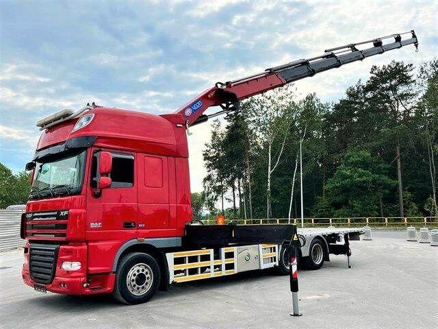 DAF XF 105 6x2 HMF 4020 EURO 5 KRAN CRANE - 드롭사이드/ 플랫베드 트럭, 크레인 트럭 : 사진 1 DAF XF 105 6x2 HMF 4020 EURO 5 KRAN CRANE - 드롭사이드/ 플랫베드 트럭, 크레인 트럭 : 사진 1