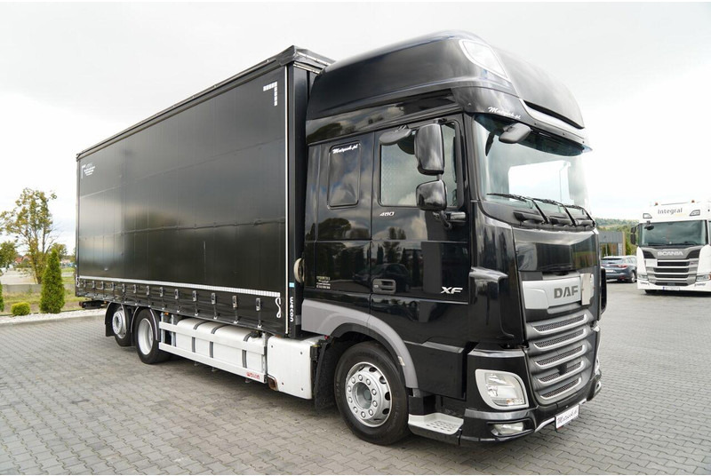 DAF XF 480 / SOLÓWKA / 6X2 / MEGA / OŚ PODNOSZONA / I-PARK COOL / 20 - 커튼사이더 트럭 : 사진 2 DAF XF 480 / SOLÓWKA / 6X2 / MEGA / OŚ PODNOSZONA / I-PARK COOL / 20 - 커튼사이더 트럭 : 사진 2