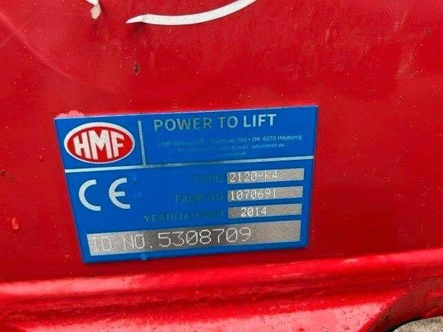 HMF 2120 K4 2014 CRANE KRAN REMOTE CONTROL - 로더 크레인 트럭 용 : 사진 3 HMF 2120 K4 2014 CRANE KRAN REMOTE CONTROL - 로더 크레인 트럭 용 : 사진 3