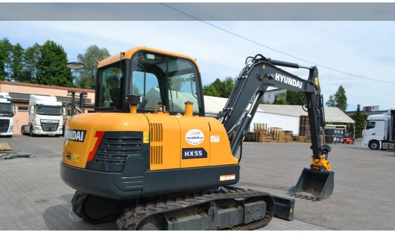 Hyundai HX55 Bager - 미니 굴삭기 : 사진 4 Hyundai HX55 Bager - 미니 굴삭기 : 사진 4