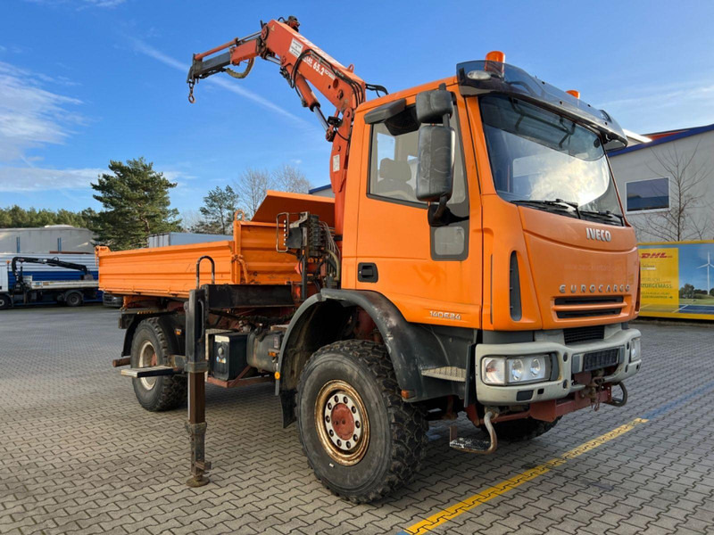 Iveco 140 E 24 4x4 + Atlas AK 65.2 A1 - 덤프트럭, 크레인 트럭 : 사진 2 Iveco 140 E 24 4x4 + Atlas AK 65.2 A1 - 덤프트럭, 크레인 트럭 : 사진 2