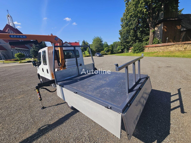 Iveco Daily 35c-15 Doka flatbed + crane Effer - 플랫베드 밴, 콤비 밴 : 사진 3 Iveco Daily 35c-15 Doka flatbed + crane Effer - 플랫베드 밴, 콤비 밴 : 사진 3