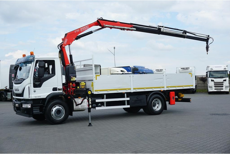 Iveco EUROCARGO / 160-21 / SKRZYNIOWY + HDS / FASSI F110 / ROTATOR / P - 플랫베드 밴 : 사진 4 Iveco EUROCARGO / 160-21 / SKRZYNIOWY + HDS / FASSI F110 / ROTATOR / P - 플랫베드 밴 : 사진 4