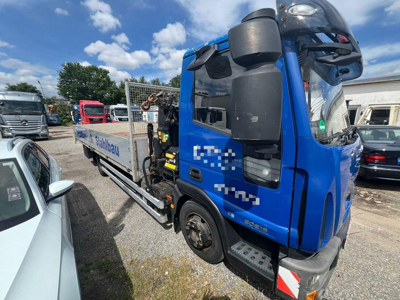 Iveco EUROCARGO ML80 E16 Lange Pritsche mit Kran - 드롭사이드/ 플랫베드 트럭 : 사진 2 Iveco EUROCARGO ML80 E16 Lange Pritsche mit Kran - 드롭사이드/ 플랫베드 트럭 : 사진 2