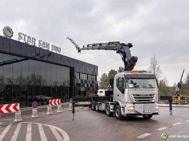 Iveco STRALIS AS320S50Y 8x2 HMF 8520-0K6 FLY JIB Winc - 드롭사이드/ 플랫베드 트럭, 크레인 트럭 : 사진 1 Iveco STRALIS AS320S50Y 8x2 HMF 8520-0K6 FLY JIB Winc - 드롭사이드/ 플랫베드 트럭, 크레인 트럭 : 사진 1