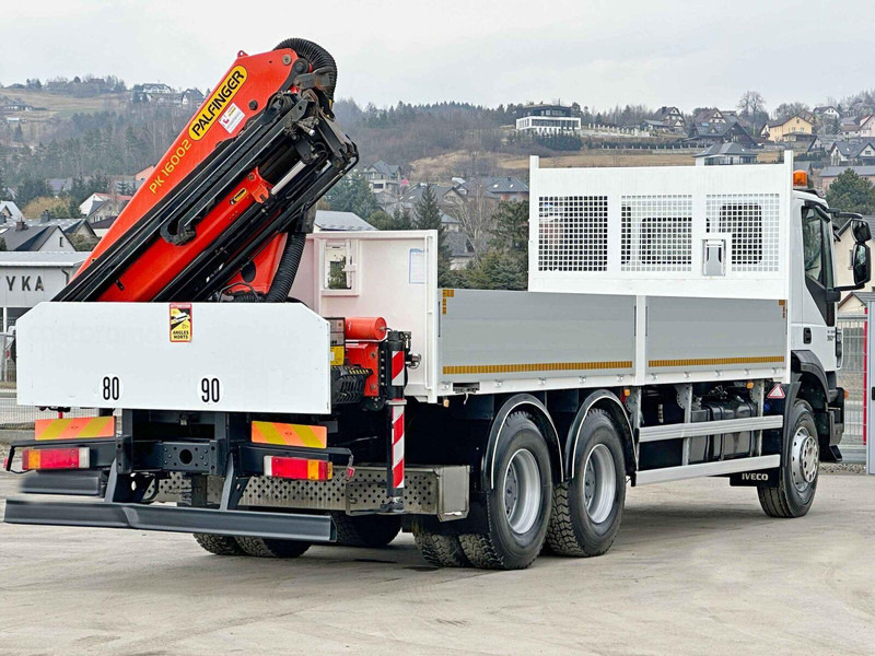 Iveco TRAKKER 360 * PRITSCHE 6,80* PK 16002 B+FUNK*6x4 - 드롭사이드/ 플랫베드 트럭, 크레인 트럭 : 사진 5 Iveco TRAKKER 360 * PRITSCHE 6,80* PK 16002 B+FUNK*6x4 - 드롭사이드/ 플랫베드 트럭, 크레인 트럭 : 사진 5