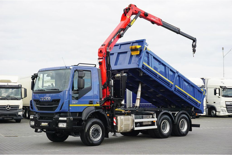 Iveco TRAKKER / 380T41 / E 6 / WYWROTKA + HDS / 6 X 4 / ROTATOR - 덤프트럭, 크레인 트럭 : 사진 1 Iveco TRAKKER / 380T41 / E 6 / WYWROTKA + HDS / 6 X 4 / ROTATOR - 덤프트럭, 크레인 트럭 : 사진 1