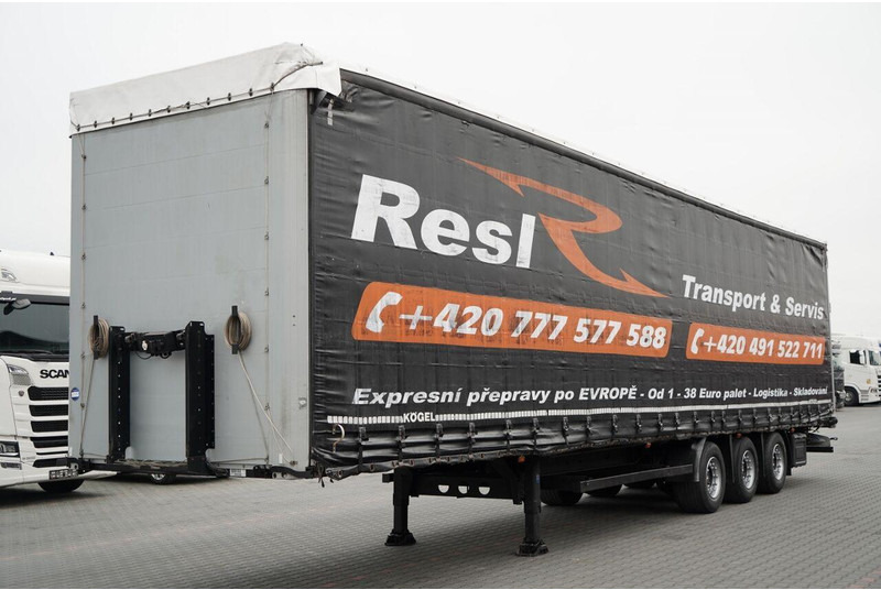 Kögel FIRANKA / MEGA / OŚ PODNOSZONA / OSIE SAF / DACH PODNOSZONY / LO - 커튼사이더 세미 트레일러 : 사진 3 Kögel FIRANKA / MEGA / OŚ PODNOSZONA / OSIE SAF / DACH PODNOSZONY / LO - 커튼사이더 세미 트레일러 : 사진 3