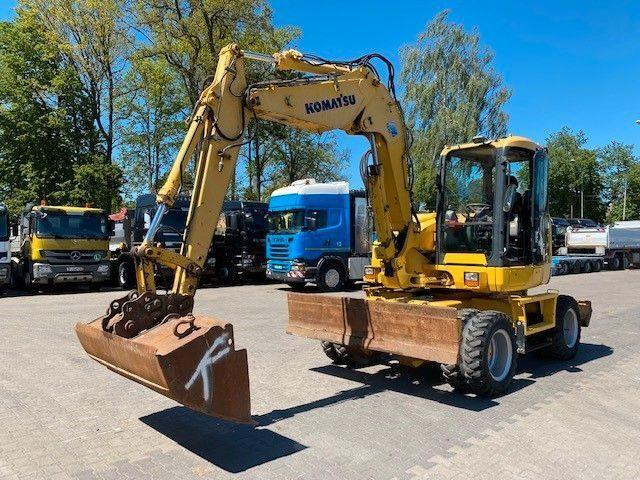 Komatsu PW 118 MR-8 - 휠 굴삭기 : 사진 3 Komatsu PW 118 MR-8 - 휠 굴삭기 : 사진 3
