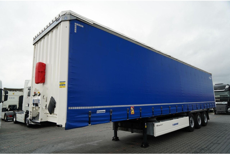 Krone FIRANKA / STANDARD  / KOSZ NA PALETY / PLANDEKA ZBROJONA / SPROW - 커튼사이더 세미 트레일러 : 사진 4 Krone FIRANKA / STANDARD  / KOSZ NA PALETY / PLANDEKA ZBROJONA / SPROW - 커튼사이더 세미 트레일러 : 사진 4