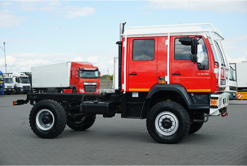 MAN LE 220 / 4 X 4 / DOKA / DO ZABUDOWY / KAMPER - 캡 새시 트럭 : 사진 4 MAN LE 220 / 4 X 4 / DOKA / DO ZABUDOWY / KAMPER - 캡 새시 트럭 : 사진 4