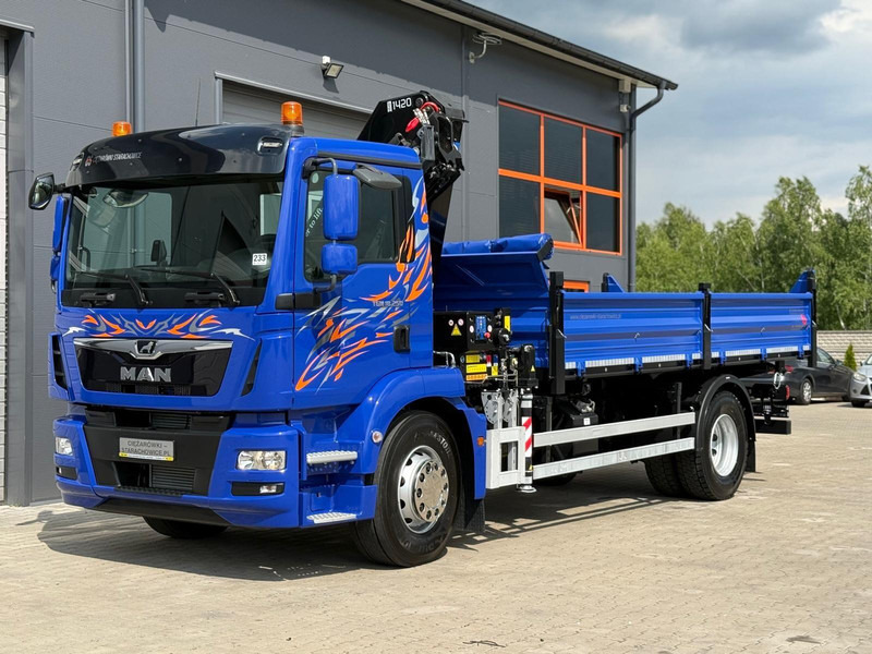 MAN MAN TGM TGL TGS 18.250 // E6 // wywrotka + HDS HMF z pilotem // - 덤프트럭 : 사진 4 MAN MAN TGM TGL TGS 18.250 // E6 // wywrotka + HDS HMF z pilotem // - 덤프트럭 : 사진 4