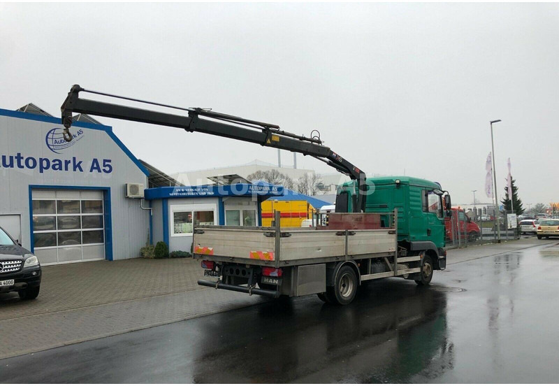 MAN TGL 8.180 Flatbed + Crane Hiab 055 - 드롭사이드/ 플랫베드 트럭, 크레인 트럭 : 사진 4 MAN TGL 8.180 Flatbed + Crane Hiab 055 - 드롭사이드/ 플랫베드 트럭, 크레인 트럭 : 사진 4
