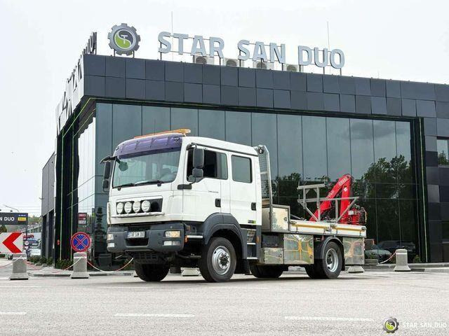 MAN TGM 13.290 4x4 FASSI F40B22 Crane Camper DOKA - 드롭사이드/ 플랫베드 트럭, 크레인 트럭 : 사진 2 MAN TGM 13.290 4x4 FASSI F40B22 Crane Camper DOKA - 드롭사이드/ 플랫베드 트럭, 크레인 트럭 : 사진 2