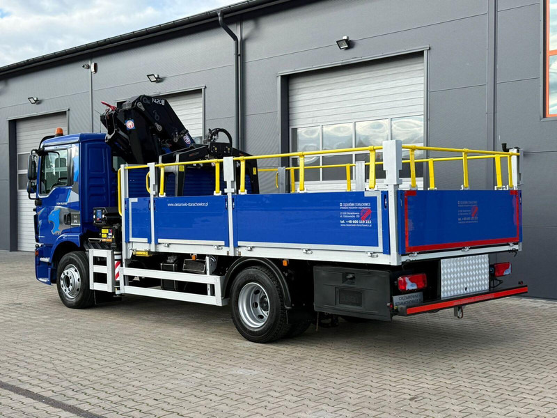 MAN TGM 15.250 skrzynia z żurawiem // E6 // HMF 1520 K1 HDS dzwig kr - 드롭사이드/ 플랫베드 트럭, 크레인 트럭 : 사진 3 MAN TGM 15.250 skrzynia z żurawiem // E6 // HMF 1520 K1 HDS dzwig kr - 드롭사이드/ 플랫베드 트럭, 크레인 트럭 : 사진 3