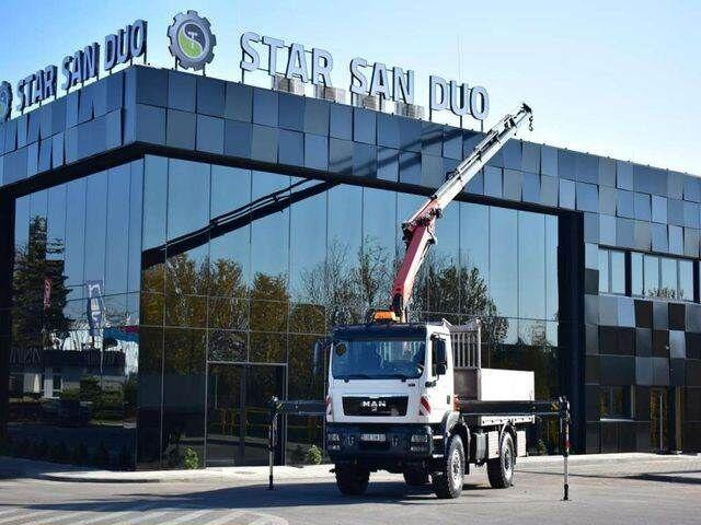 MAN TGM 18.340 4x4 PALFINGER PK 18002 CRANE WINCH - 드롭사이드/ 플랫베드 트럭, 크레인 트럭 : 사진 4 MAN TGM 18.340 4x4 PALFINGER PK 18002 CRANE WINCH - 드롭사이드/ 플랫베드 트럭, 크레인 트럭 : 사진 4