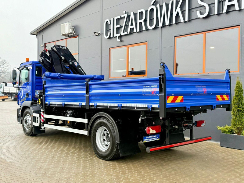 MAN TGM TGL TGS 18.250 // wywrotka 3-S + HDS HMF 1420 - K2 // bu - 덤프트럭, 크레인 트럭 : 사진 3 MAN TGM TGL TGS 18.250 // wywrotka 3-S + HDS HMF 1420 - K2 // bu - 덤프트럭, 크레인 트럭 : 사진 3