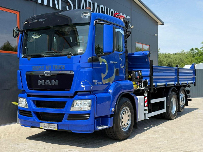 MAN TGM TGS TGX 26.360 // E5 // 6x2 6x4 // WYWROTKA 3-S // HMF 1420 - 덤프트럭, 크레인 트럭 : 사진 4 MAN TGM TGS TGX 26.360 // E5 // 6x2 6x4 // WYWROTKA 3-S // HMF 1420 - 덤프트럭, 크레인 트럭 : 사진 4