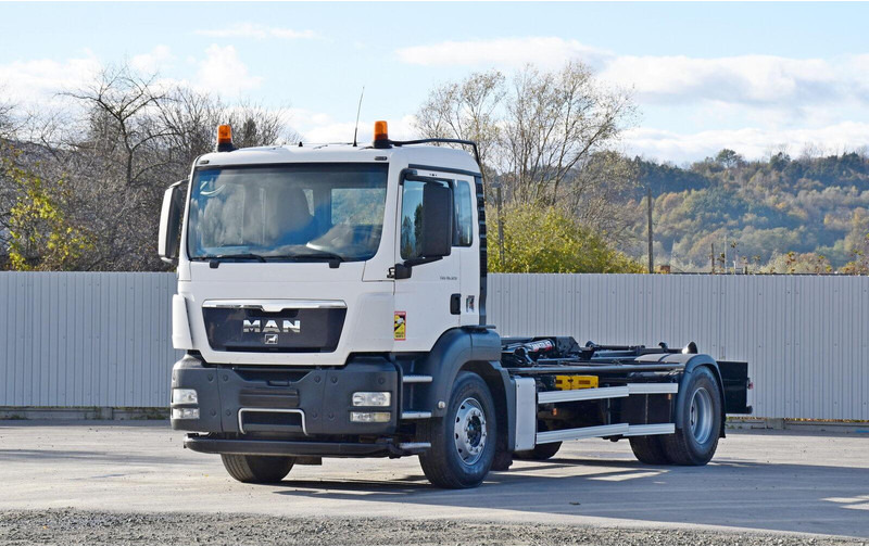 MAN TGS 18.320 Abrollkipper * Top Zustand! - 후크 리프트 트럭 : 사진 1 MAN TGS 18.320 Abrollkipper * Top Zustand! - 후크 리프트 트럭 : 사진 1