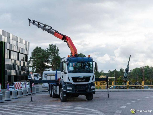 MAN TGS 26.400 6x6 PALFINGER PK 33002 EH Crane Kran - 드롭사이드/ 플랫베드 트럭, 크레인 트럭 : 사진 3 MAN TGS 26.400 6x6 PALFINGER PK 33002 EH Crane Kran - 드롭사이드/ 플랫베드 트럭, 크레인 트럭 : 사진 3