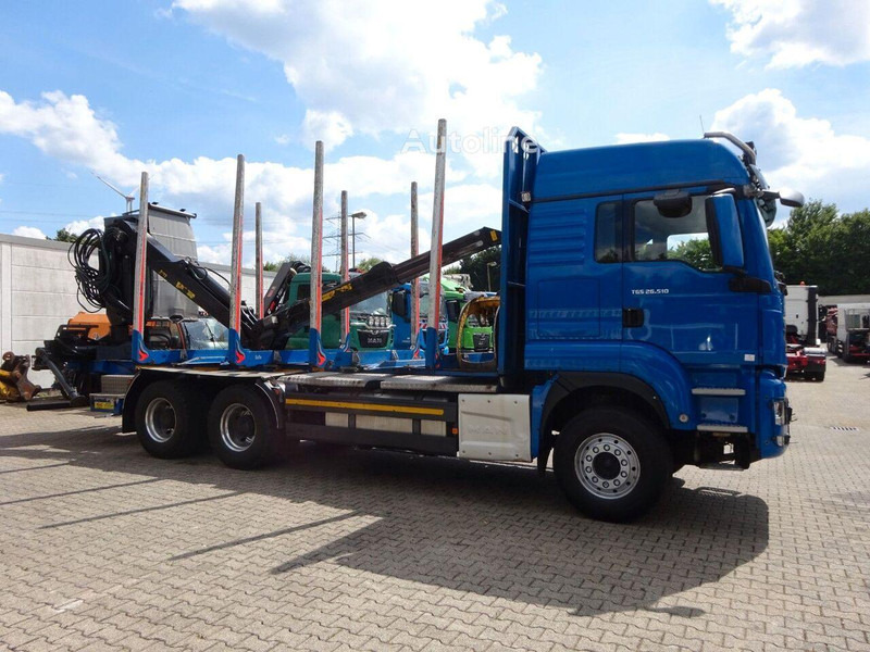 MAN TGS 26.510 - Timber truck+crane - 목재 트럭, 크레인 트럭 : 사진 5 MAN TGS 26.510 - Timber truck+crane - 목재 트럭, 크레인 트럭 : 사진 5