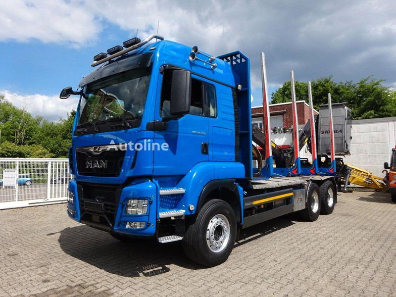 MAN TGS 26.510 - Timber truck+crane - 목재 트럭, 크레인 트럭 : 사진 2 MAN TGS 26.510 - Timber truck+crane - 목재 트럭, 크레인 트럭 : 사진 2