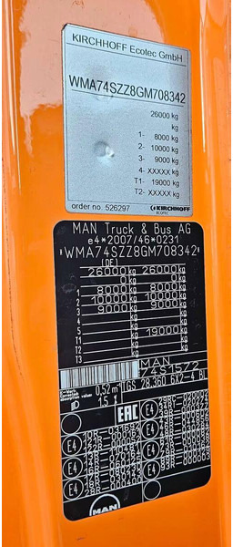 쓰레기차 MAN TGS 28.360 - Garbage truck : 사진 14 쓰레기차 MAN TGS 28.360 - Garbage truck : 사진 14