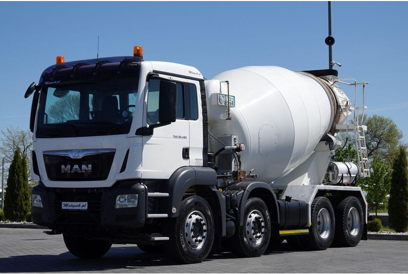 MAN TGS 32.400 / 8X4 / GRUSZKA / BETONOMIESZARKA / 9 M3 / IMER / MAN - 콘크리트 믹서 트럭 : 사진 1 MAN TGS 32.400 / 8X4 / GRUSZKA / BETONOMIESZARKA / 9 M3 / IMER / MAN - 콘크리트 믹서 트럭 : 사진 1
