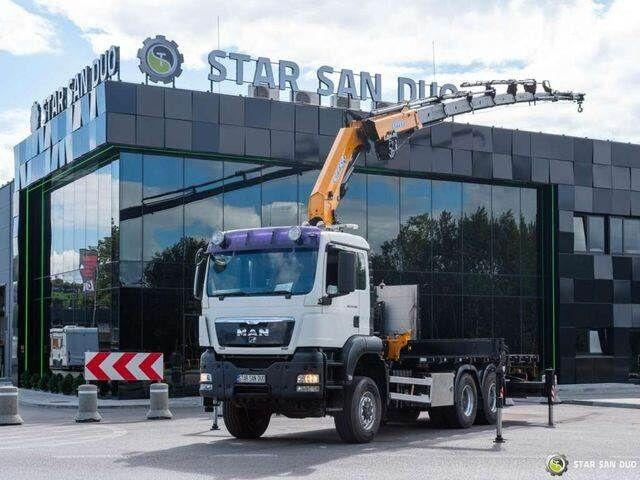 MAN TGS 33.400 6x6 BL EFFER 315/8S HDS Crane 2019 - 드롭사이드/ 플랫베드 트럭, 크레인 트럭 : 사진 2 MAN TGS 33.400 6x6 BL EFFER 315/8S HDS Crane 2019 - 드롭사이드/ 플랫베드 트럭, 크레인 트럭 : 사진 2